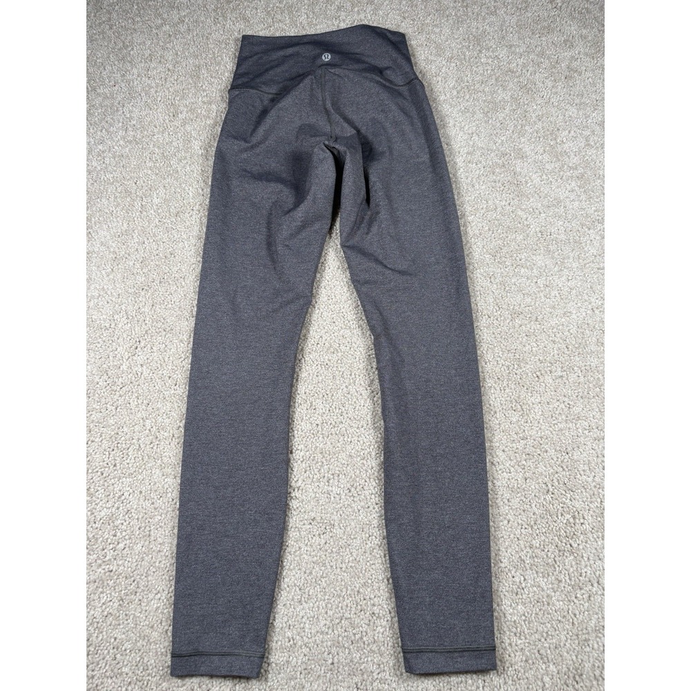 Lululemon Wunder Under High-Rise 7/8 Tight *Luxtreme 25" Heathered Black 4